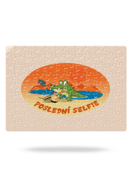 Poslední selfie puzzle White