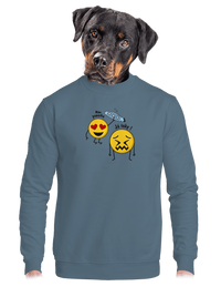 unisex mikina bez kapuce