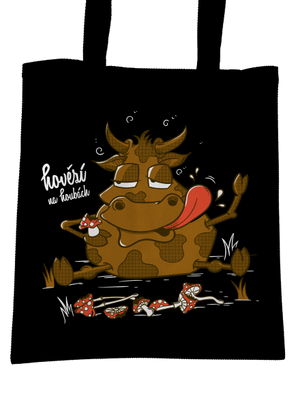 Hovězí na houbách taška Black