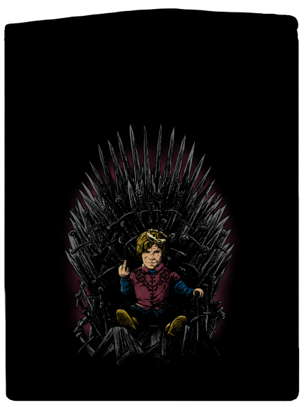 Tyrion na trůnu dámská mikina na zip Black
