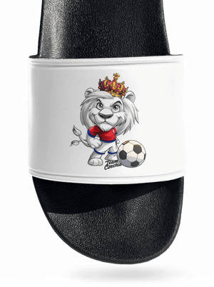 Fotbalový lev pantofle White