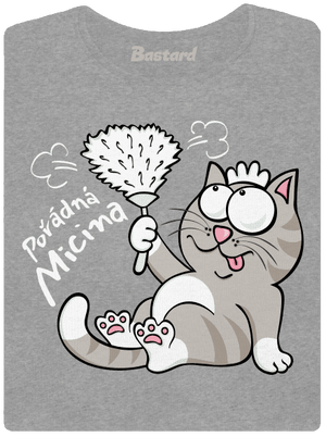 Macek a Micina dámské tričko Dark Gray Melange