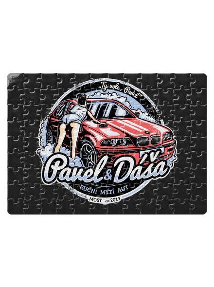 Automyčka Pavel puzzle White