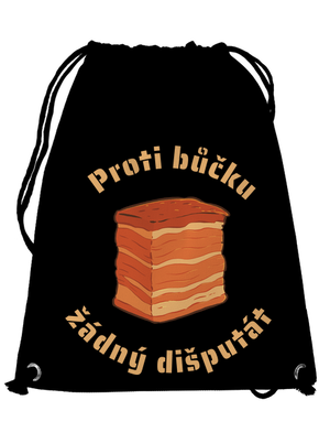Proti bůčku žádný dišputát vak Black