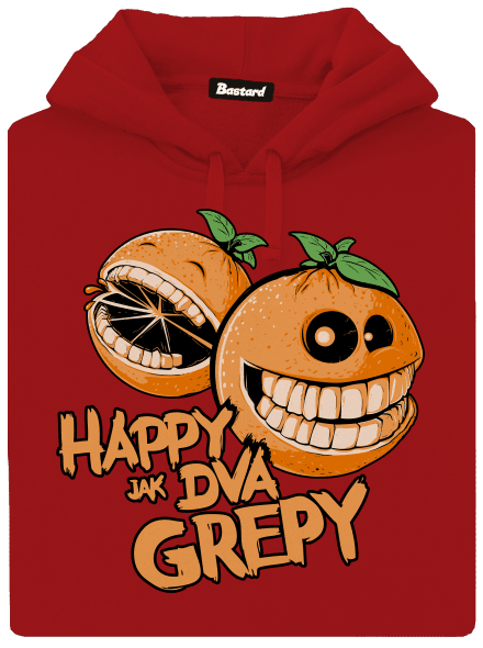 Happy grepy dámská mikina klokanka Red Mal