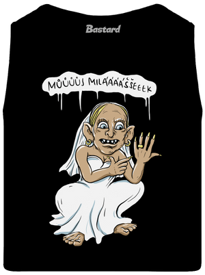 Snubní milášek pánské tílko Black