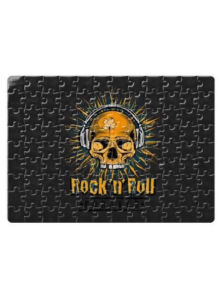 Rock'n'Roll forever puzzle White