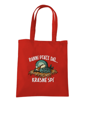 Ranní ptáče spí taška Bright Red