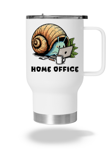 Šnekův home office termohrnek White