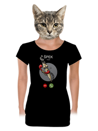 dámské tričko s lemem