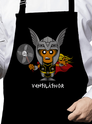 Ventiláthor zástěra Black