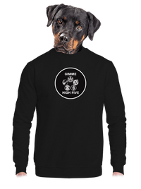 unisex mikina bez kapuce