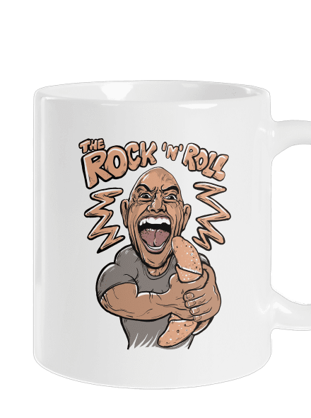 Rock and roll klasický hrnek White