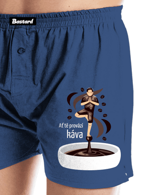 Káva provází pánské trenky Blue