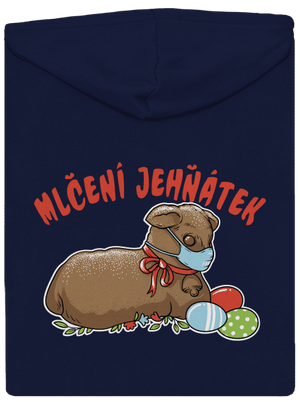 Mlčení jehňátek pánská mikina na zip Navy