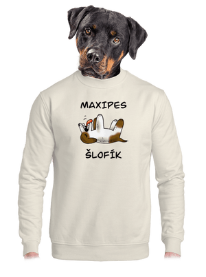 unisex mikina bez kapuce