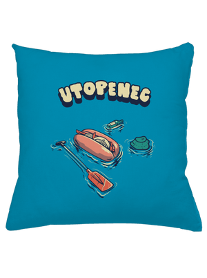 Utopenec polštář Blue Turquoise