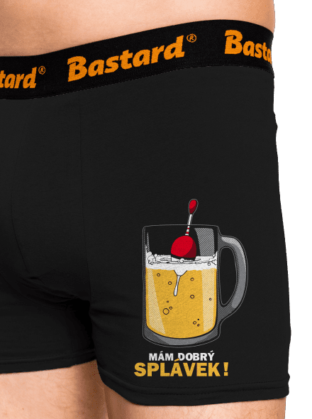 Splávek boxerky Black