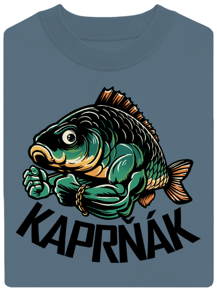 Kaprňák unisex mikina bez kapuce Nordic Blue