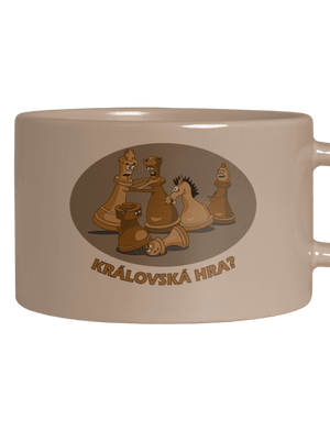 Královská hra hrnek makronka Brown Macaron