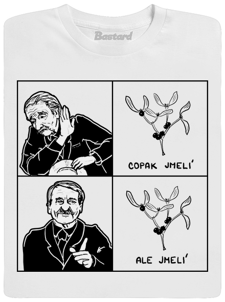 Cimrman: Copak jmelí pánské dlouhý rukáv White