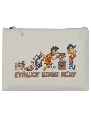 Evoluce ranní kávy taštička Stracciatella