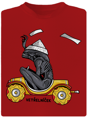 Vetřelníček pánské sportovní tričko Red Mal