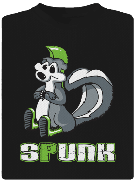 Spunk pánské sportovní tričko Black