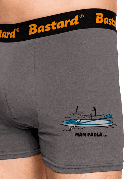 Mám padla boxerky Gray Melange
