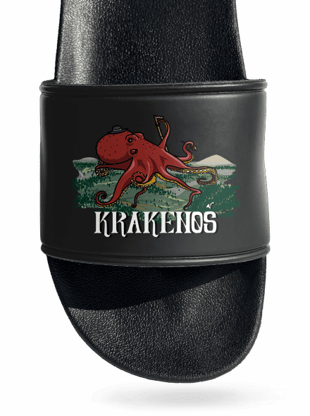 Krakenoš pantofle Black