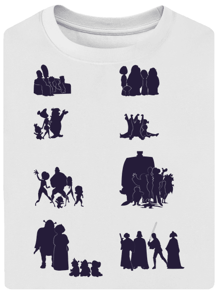 Rodinky unisex tričko oversized White