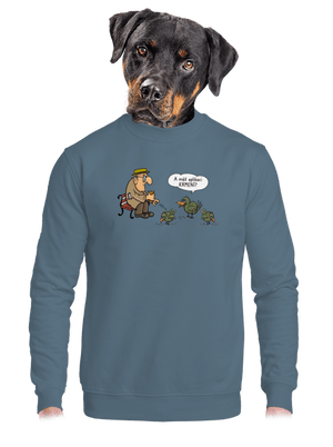 unisex mikina bez kapuce