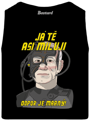 Zamilovaný Borg pánské tílko Black