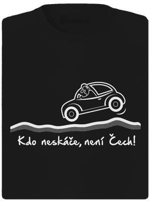 Kdo neskáče dámské sportovní tričko Black