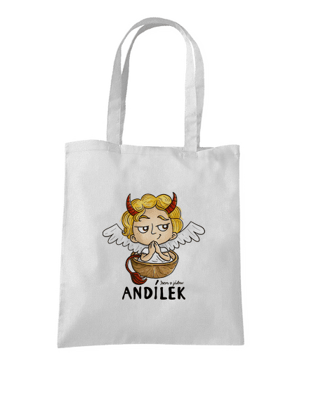 Andílek taška White