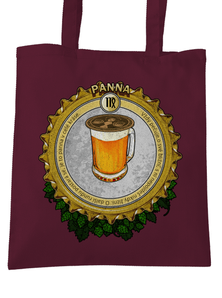 Pivní horoskop: Panna taška Burgundy