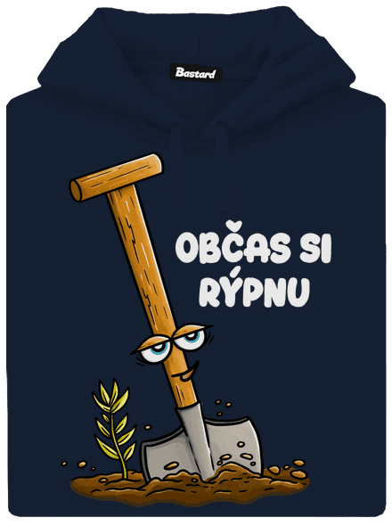 Občas si rýpnu pánská mikina klokanka Navy