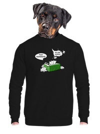 unisex mikina bez kapuce