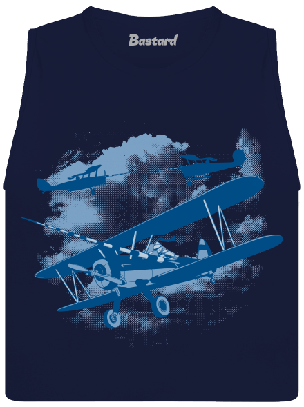 Rytíři nebes dámské tílko volné Navy