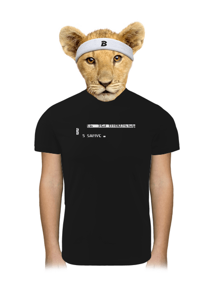 5 Samyc dětské sportovní tričko Black