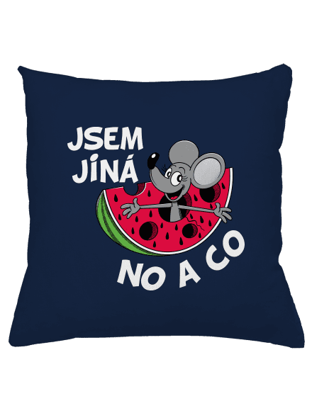 Jsem jiná polštář Dark Navy