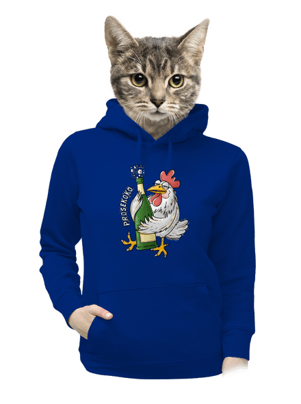 Prosekoko dámská mikina klokanka Royal Blue Mal