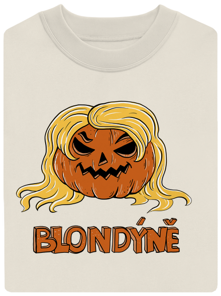 Blondýně unisex mikina bez kapuce Off White