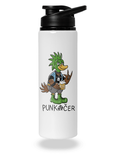 Punkačeří rodina lahev na vodu White