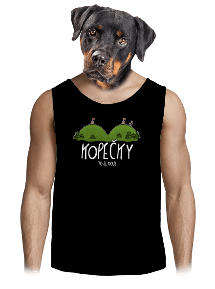 Kopečky pánské tílko Black