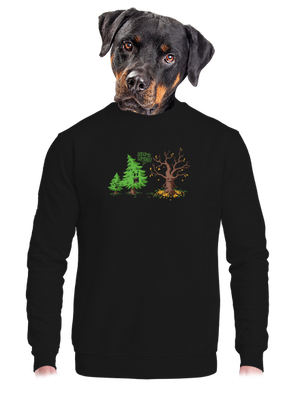 unisex mikina bez kapuce