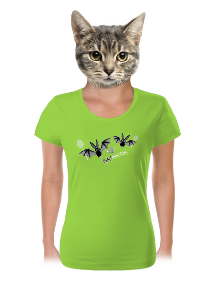 Batminton dámské tričko Apple Green