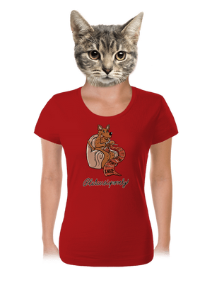 Pletu si povely dámské tričko Red Mal