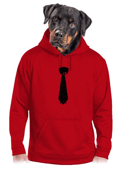 Kravata pánská mikina klokanka Red