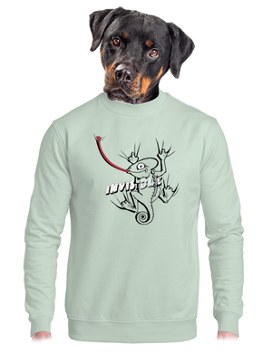 unisex mikina bez kapuce